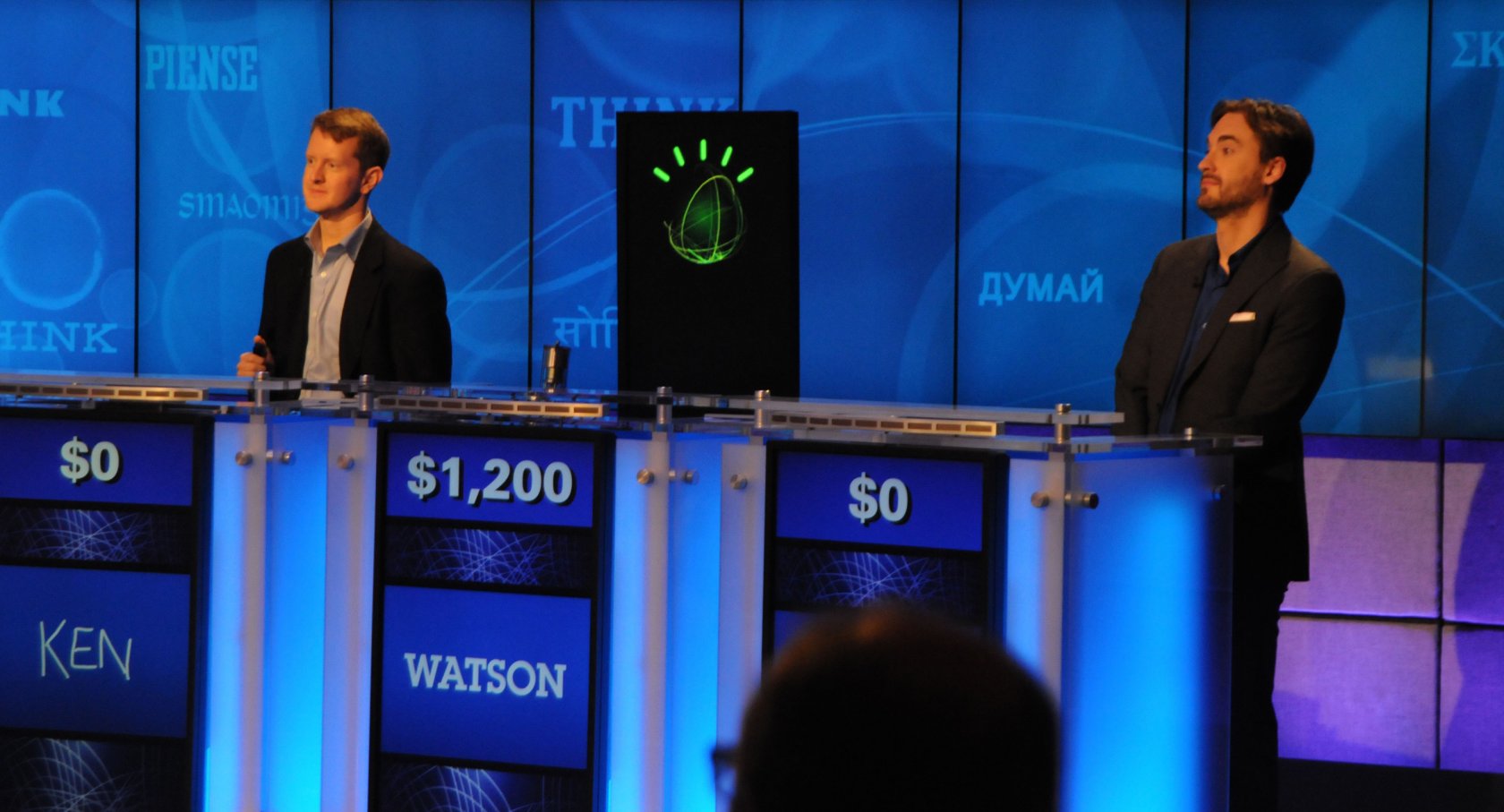 IBM Watson at Jeopardy contest.