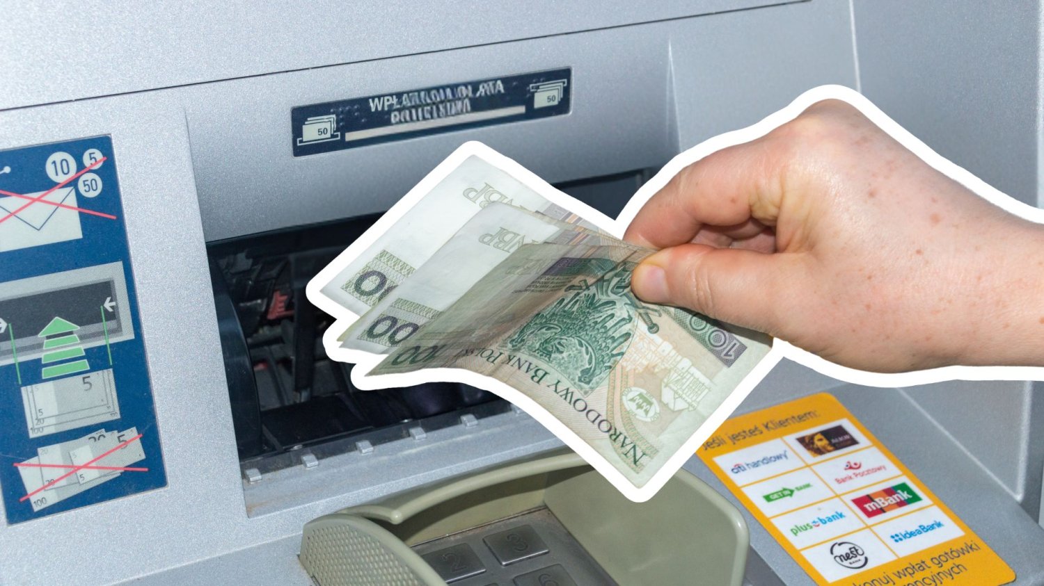 Rezerwa gotówki na czarną godzinę. Jedyny ratunek przed finansowym paraliżem. Bankomat, gotówka.
