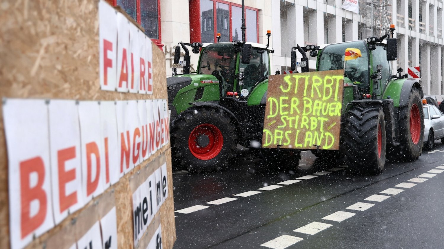 Protesty rolników w Europie