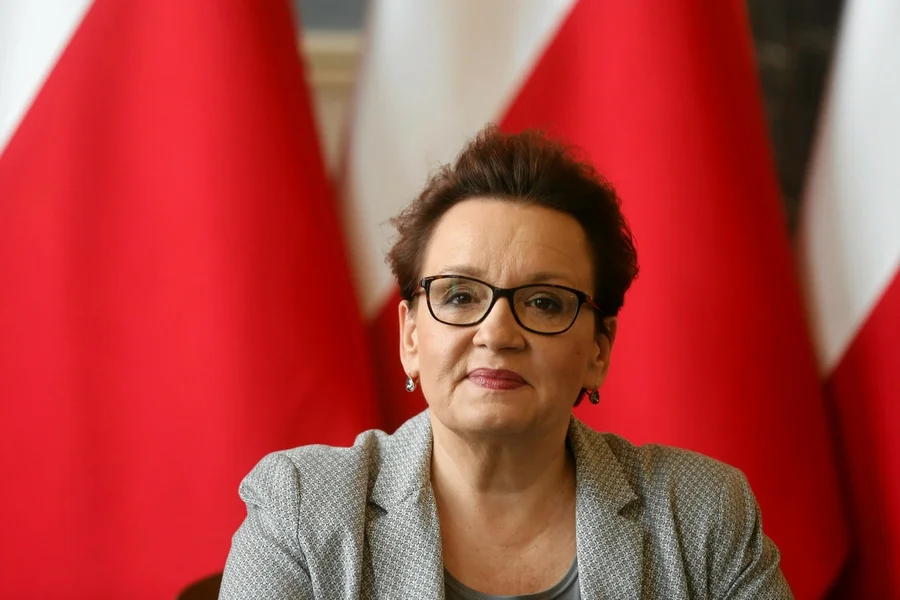 Minister edukacji narodowej, Anna Zalewska.