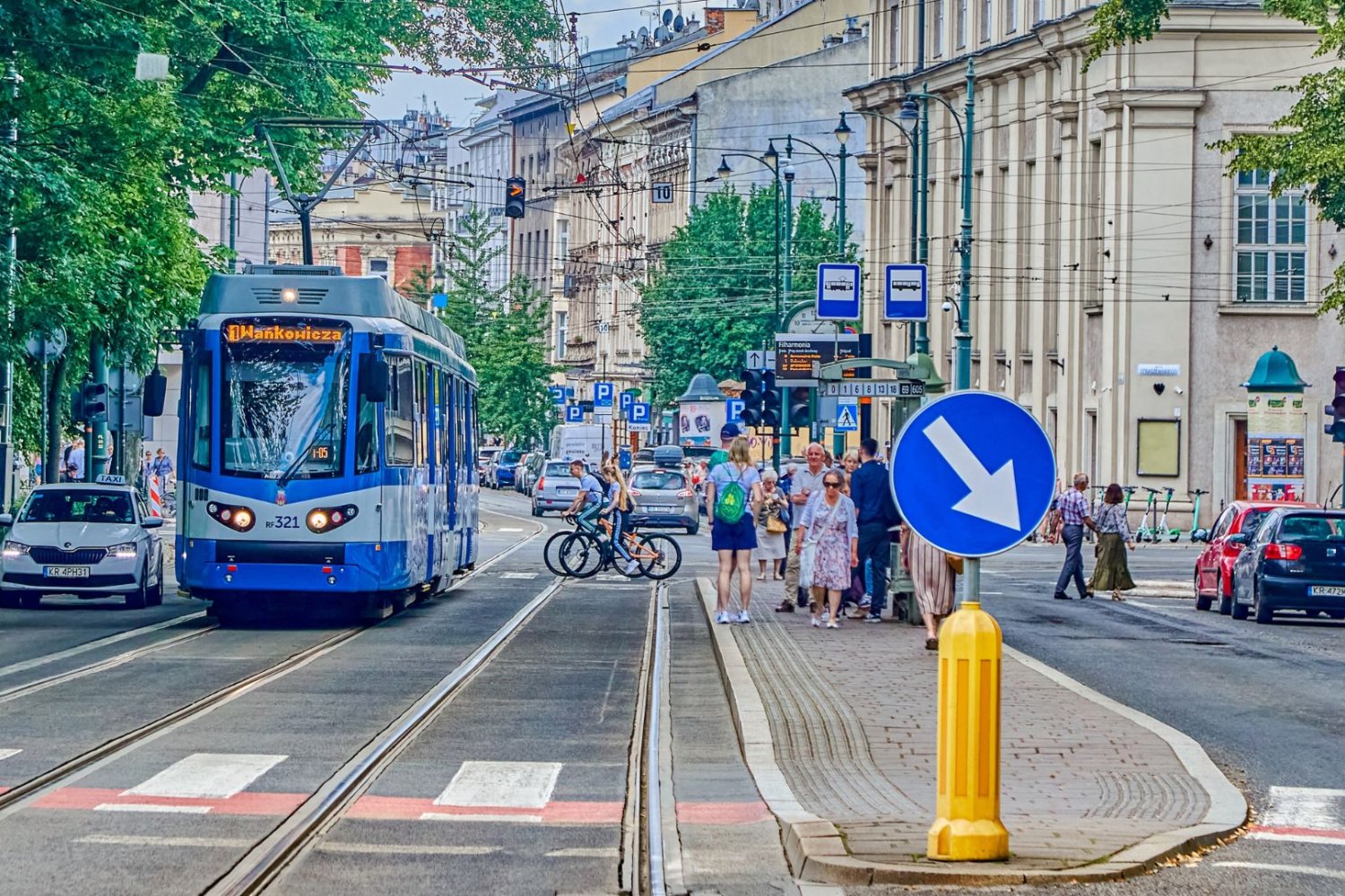 Tramwaj w Krakowie.