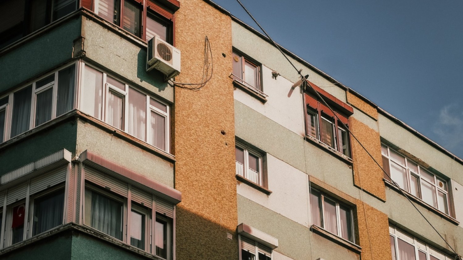 Blok mieszkalny.