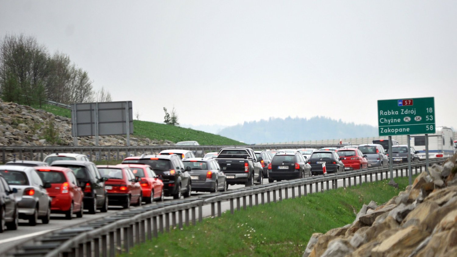 Jest problem z dojazdem do Białki Tatrzańskiej.