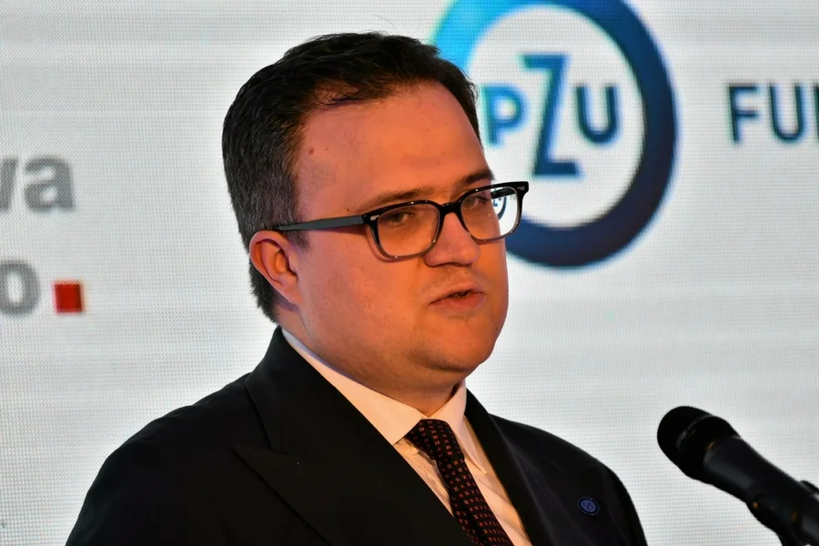 Prezes PZU, Michał Krupiński.