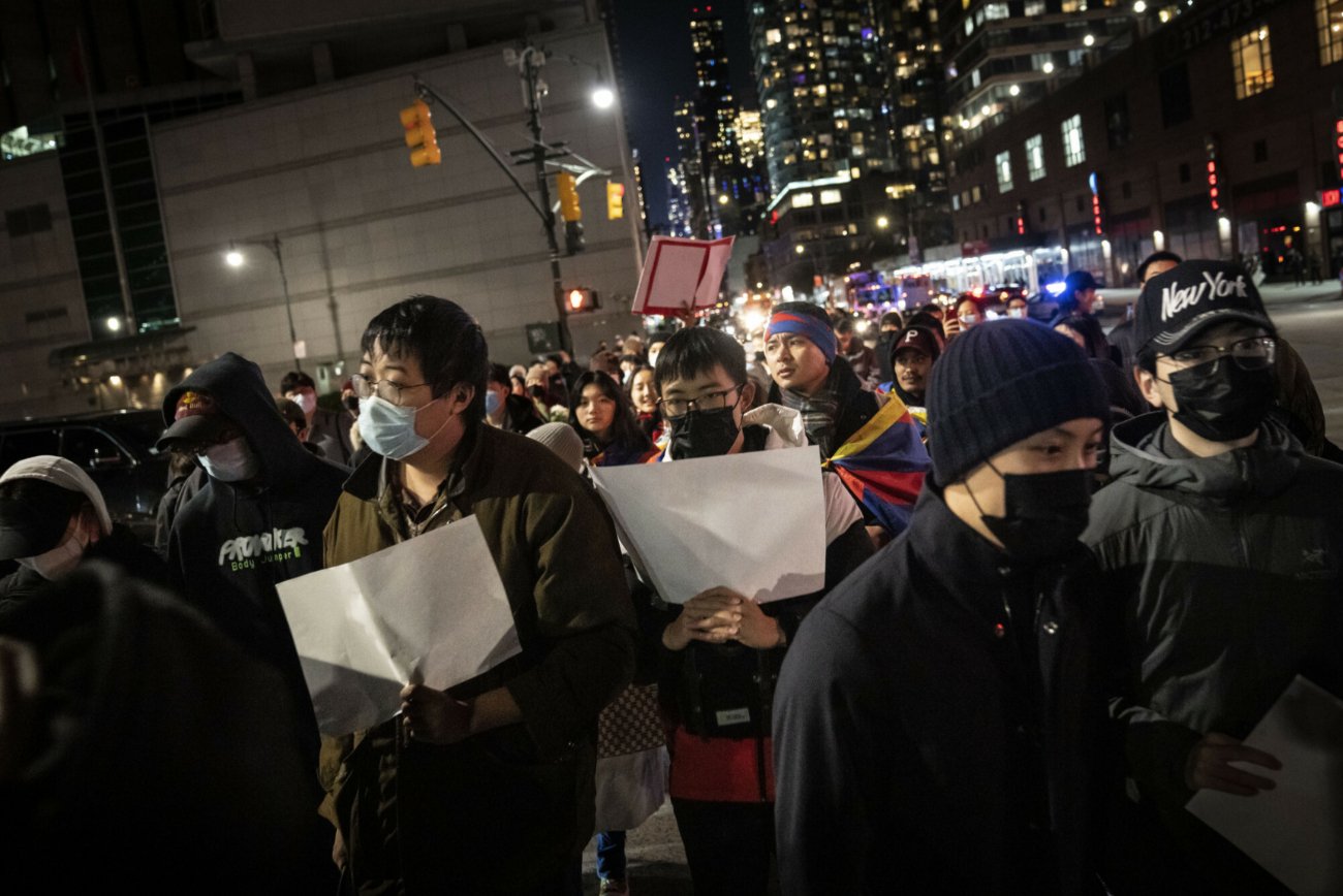 Protesty w Chinach