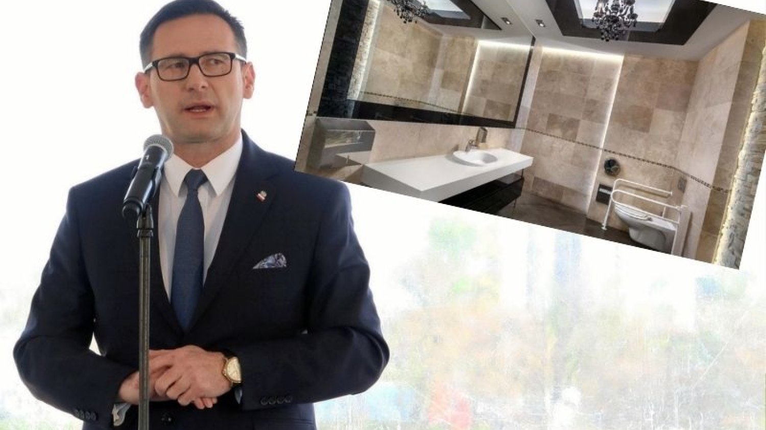 Czy Obajtek załatwił swojej żonie fuchę przy łazienkach dla Lasów Państwowych? Sprawdzamy.