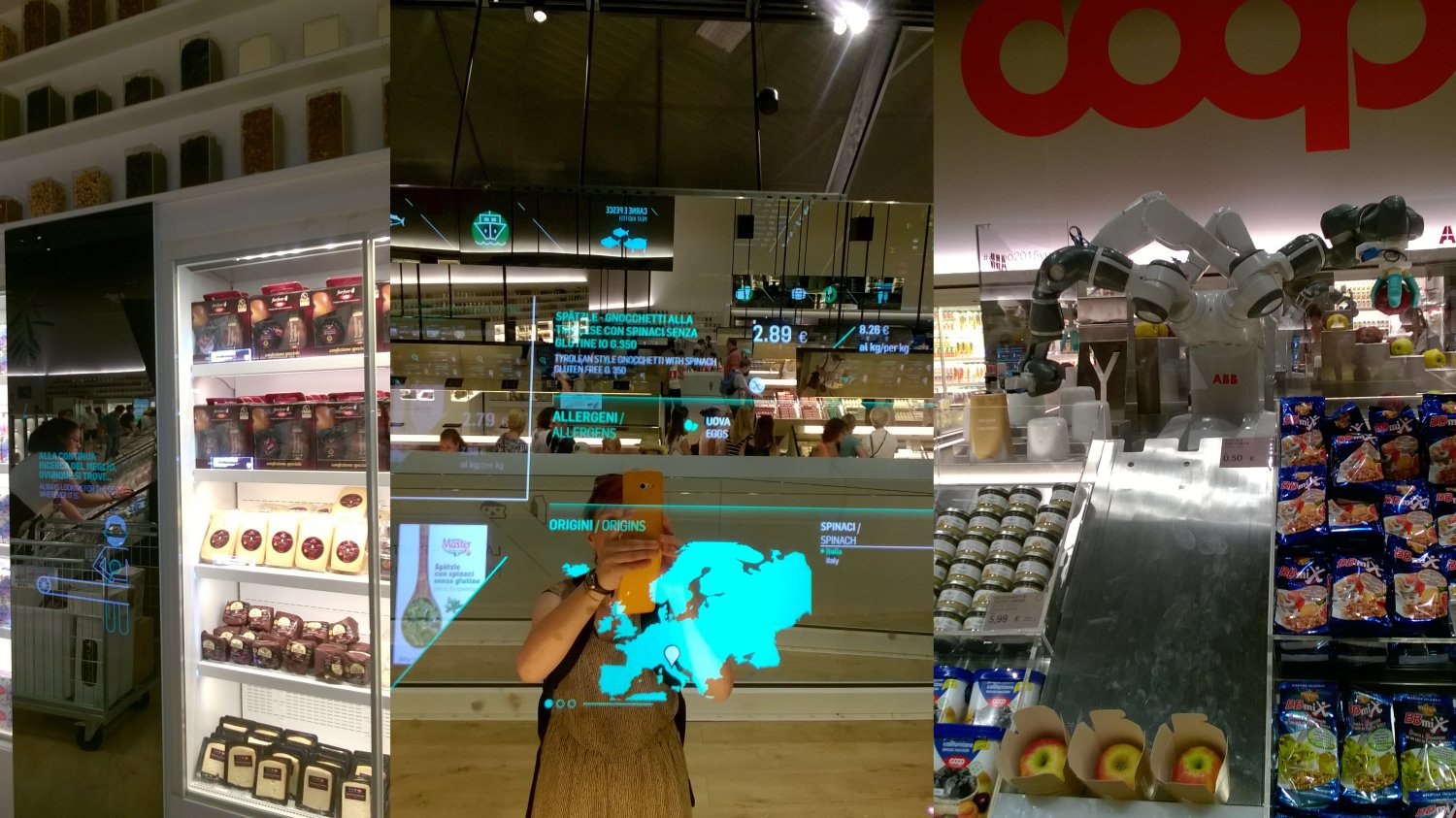 Supermarket Przyszłości na  Expo 2015 w Mediolanie