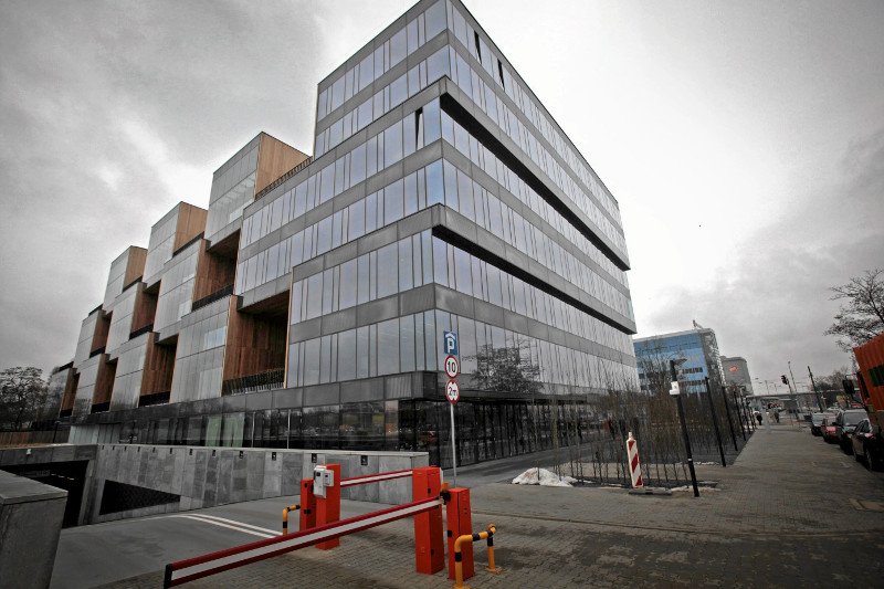 Budynek Pixel, w którym siedzibę od samego początku jego istnienia ma Grupa Allegro.