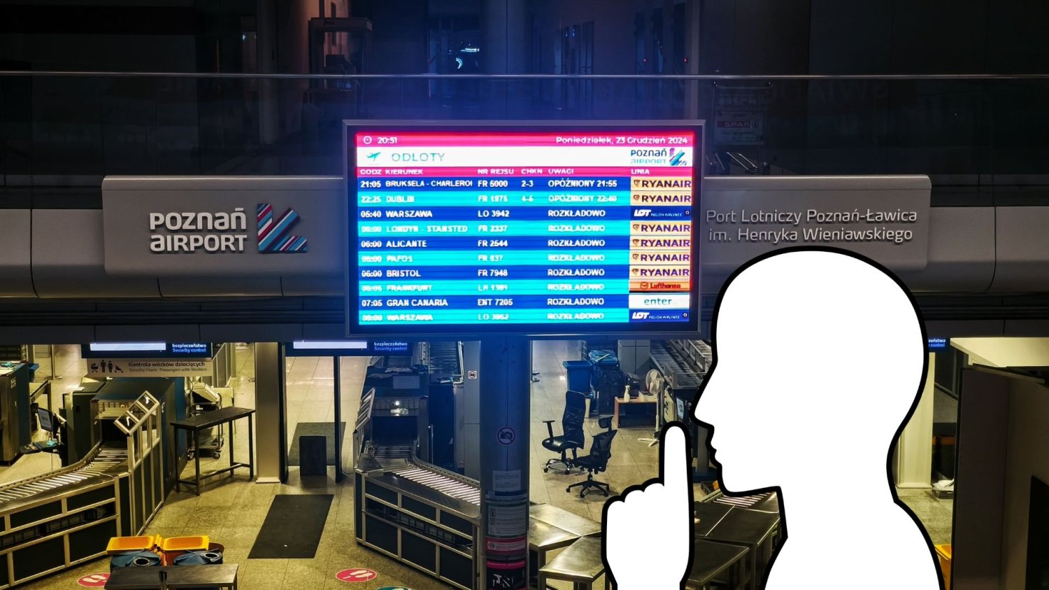 Lotnisko Poznań-Ławica.
