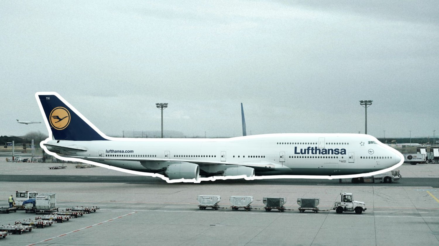 Samolot Lufthansa.
