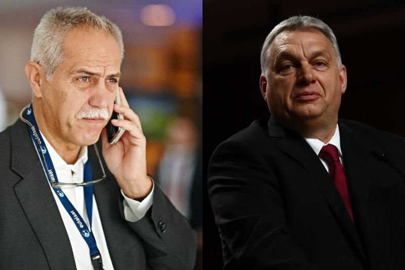 Viktor Orbán i Zygmunt Solorz-Żak