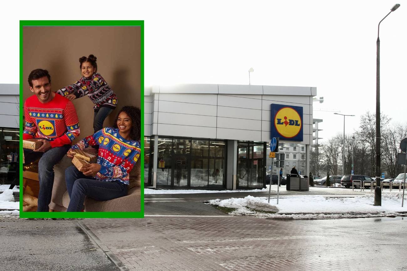Lidl wprowadza usługę wypożyczania swetrów w Wielkiej Brytanii.
