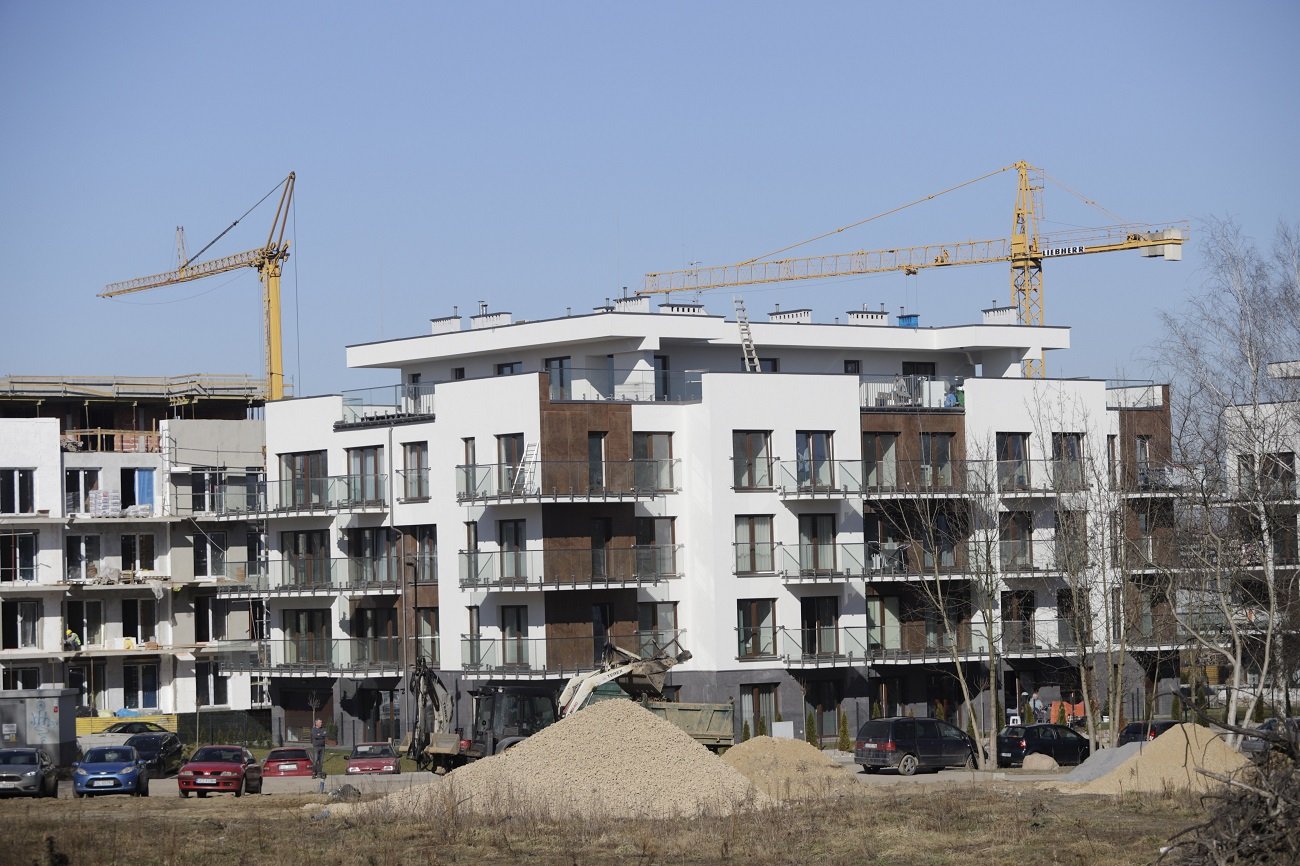 Budowa osiedla mieszkaniowego.