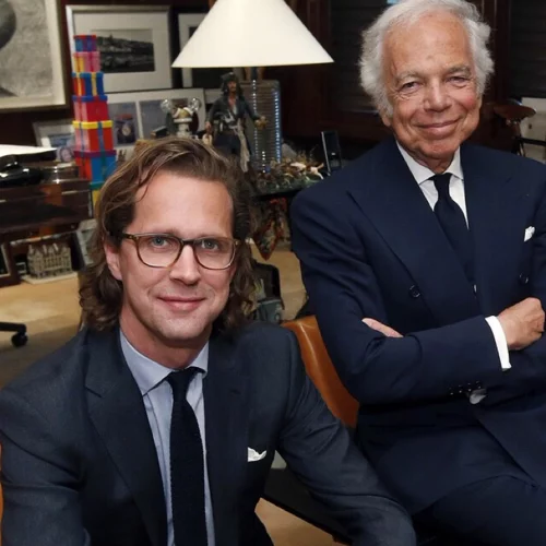 Stefan Larsson (z lewej) i Ralph Lauren