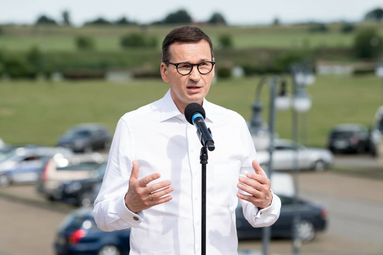 Premier Mateusz Morawiecki przemawia