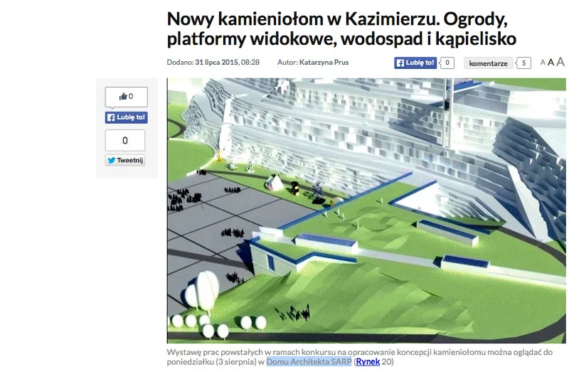Wygrany projekt architektoniczny pracowni "Marka" z Puław, zdaniem miasta wymaga jeszcze kilku modyfikacji. Jednak spełnia większość oczekiwań