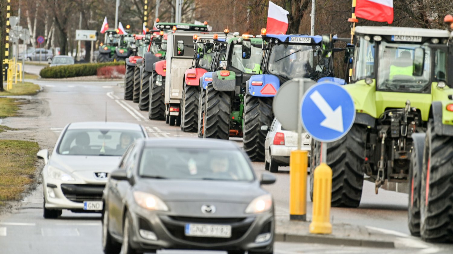 Protesty rolników w Polsce – mapa zablokowanych dróg