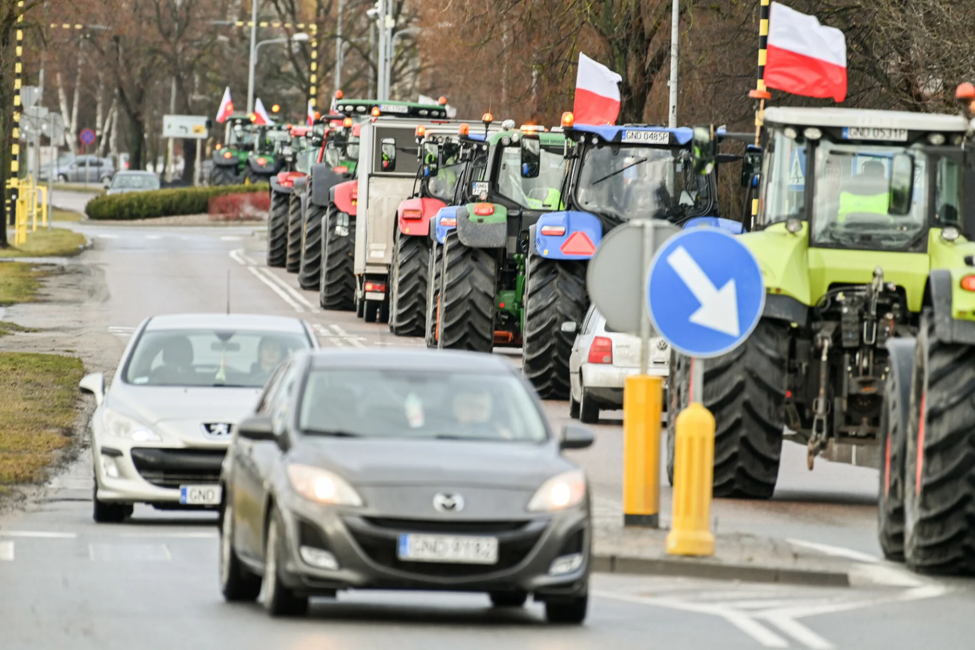 Protesty rolników w Polsce – mapa zablokowanych dróg