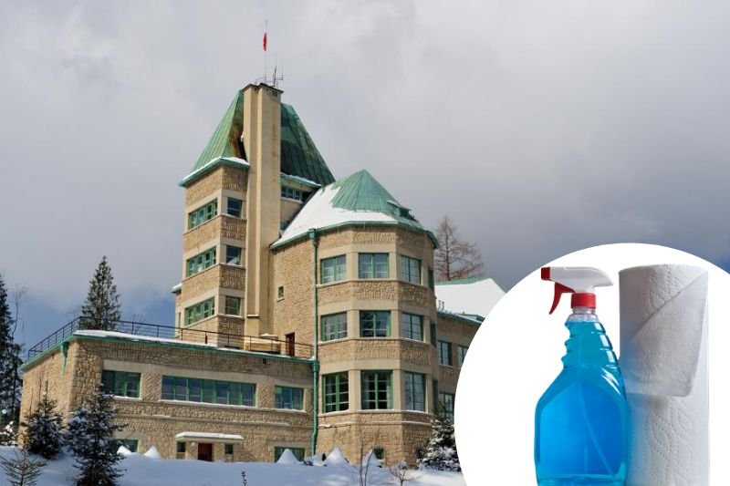 Na pucowanie okien Zamku w Wiśle idzie ponad 100 tys. zł.