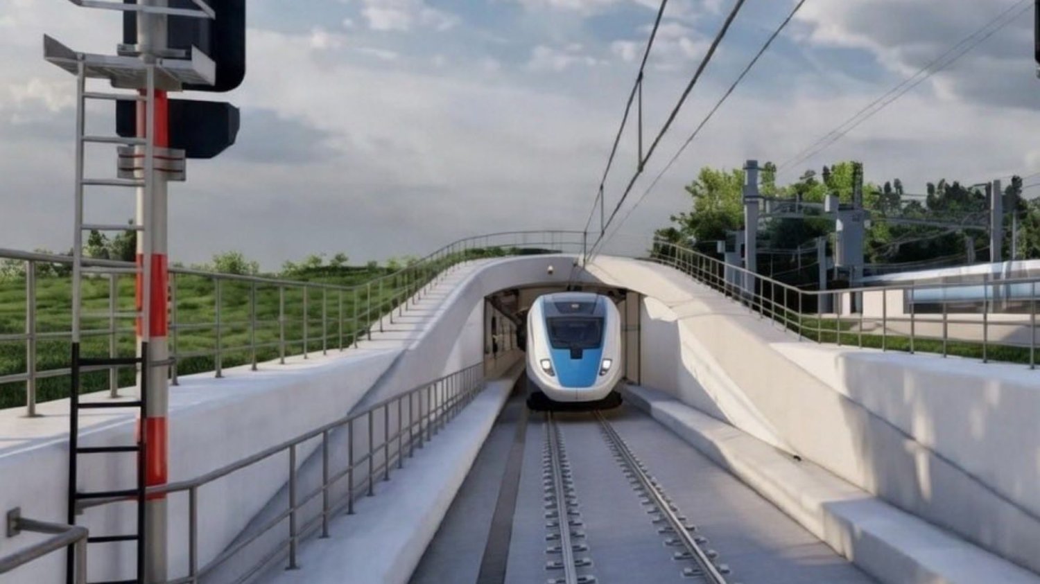 CPK z wielkim kontraktem w łódzkim tunel. Alstom może otwierać szampana. Tunel Kolei Dużych Prędkości (KDP) w Łodzi.