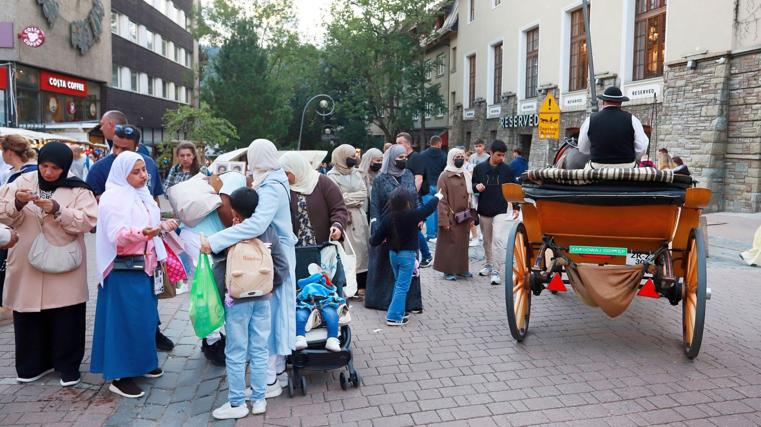 turyści z Bliskiego Wschodu w Zakopanem