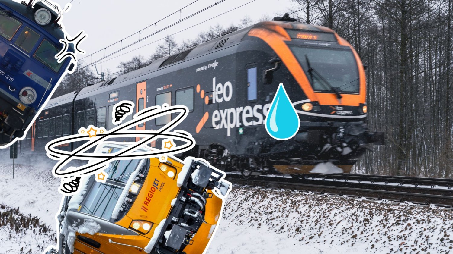 Po RegioJet za niedługo czas na Leo Express. Oby ci Czesi nie wykoleili się na start Pociągi Leo Express, PKP i RegioJet w stylu manga. LeoExpress startuje od 1 marca i wzmacnia połączenia.