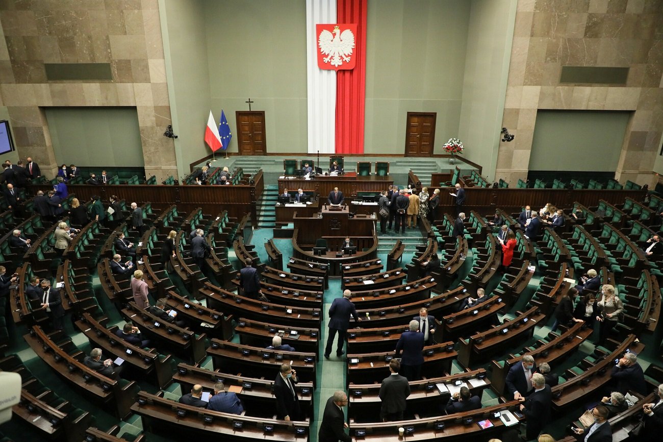 Sala plenarna Sejmu.