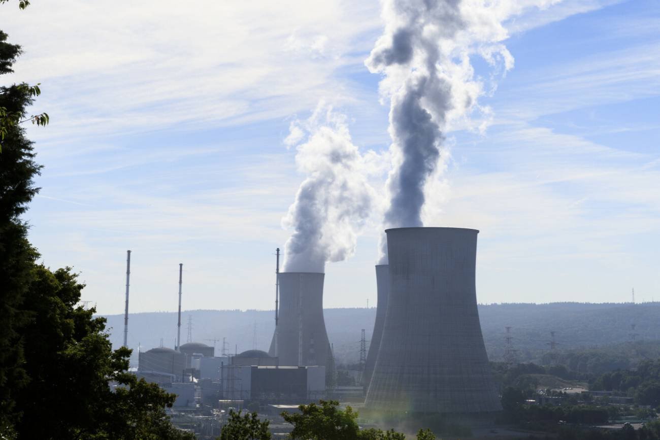 Elektrownia jądrowa, zdjęcie poglądowe.