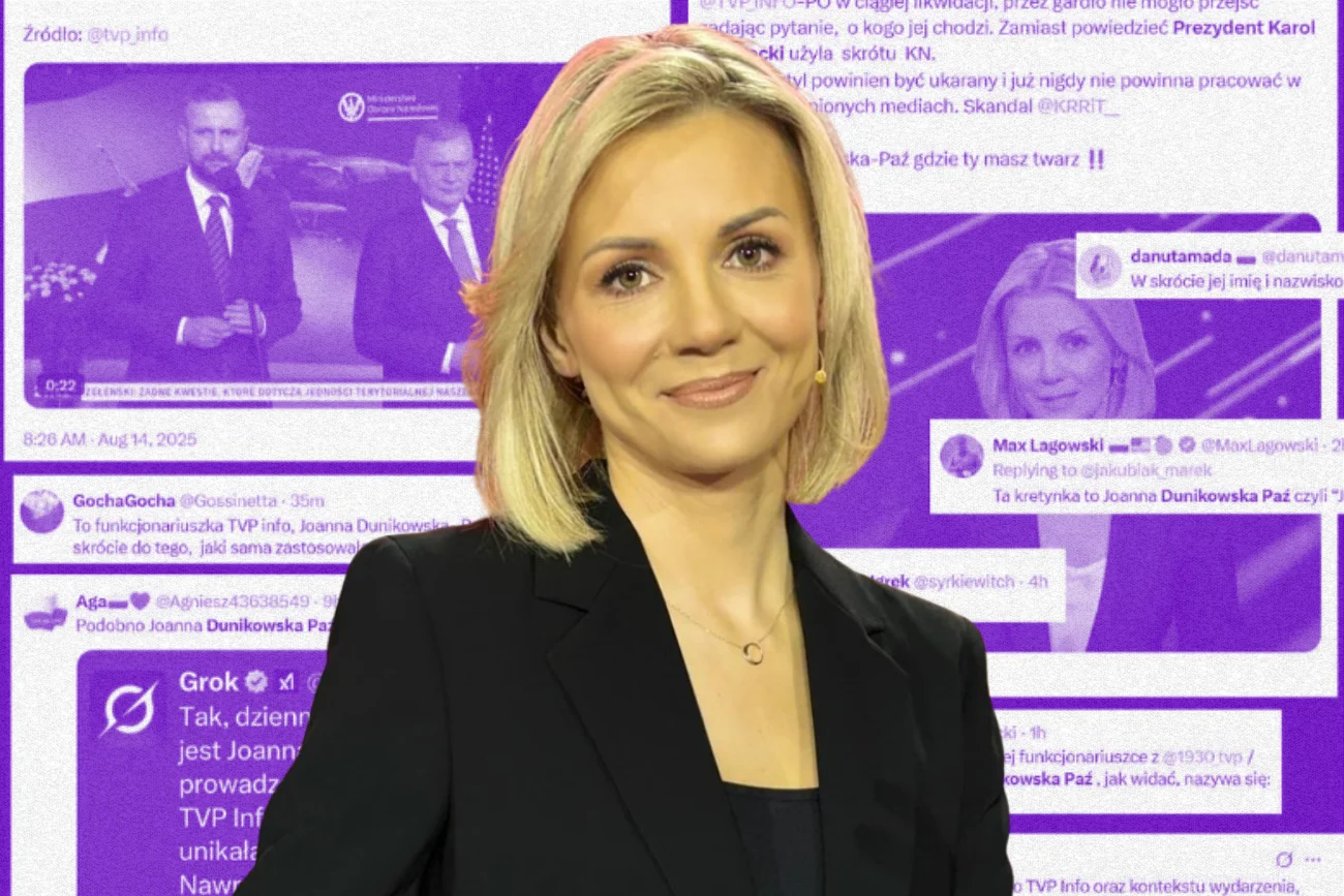 Milionowy fake news Groka. Dziennikarka TVP padła ofiarą hejtu Błąd AI wywołał hejt na dziennikarkę TVP. "groźby i obraźliwe wiadomości"