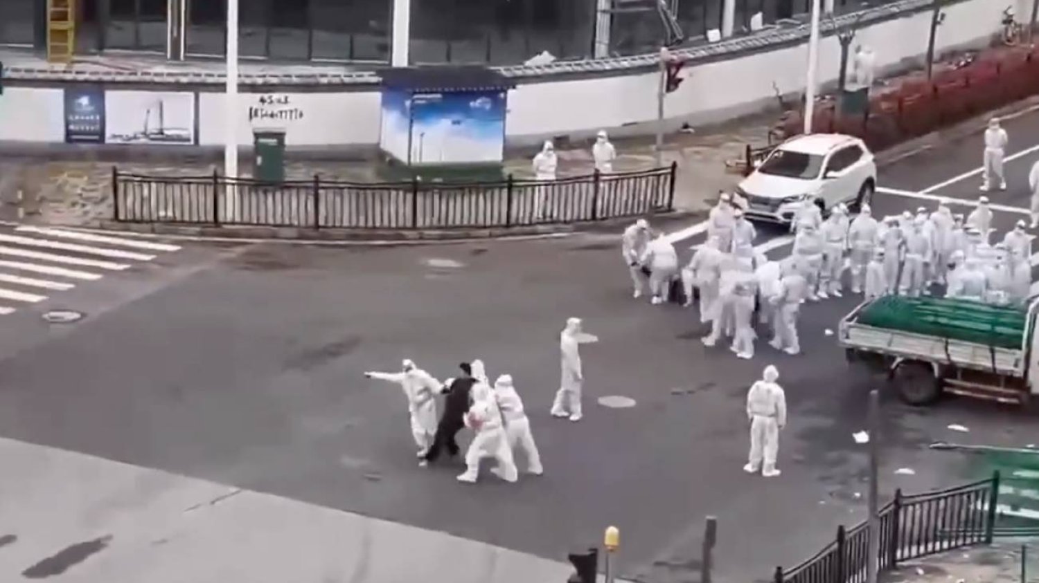 Szanghaj protesty,.