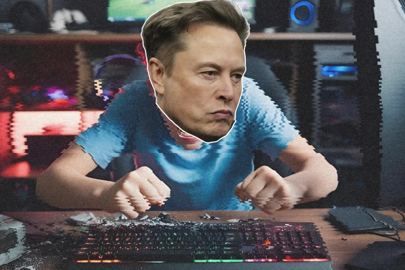 Po zaledwie 30 minutach transmisji Musk postanowił wyłączyć streama i szybko usunął go ze swojego profilu na X.