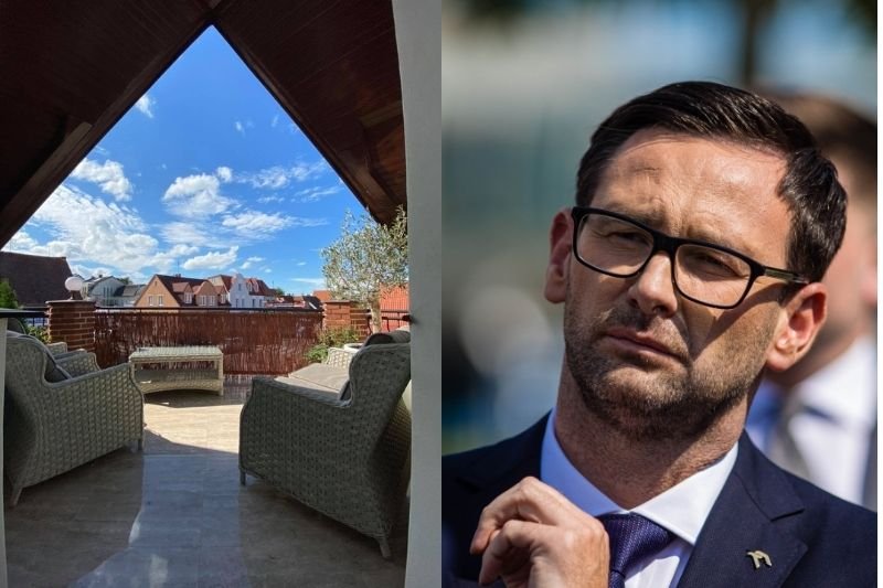 Zatoka Aniołów to, "4 komfortowe urządzone apartamenty oraz 2 pokoje 2-osobowe. Pokoje i apartamenty urządzone w ciepłym i miłym stylu Hampton".