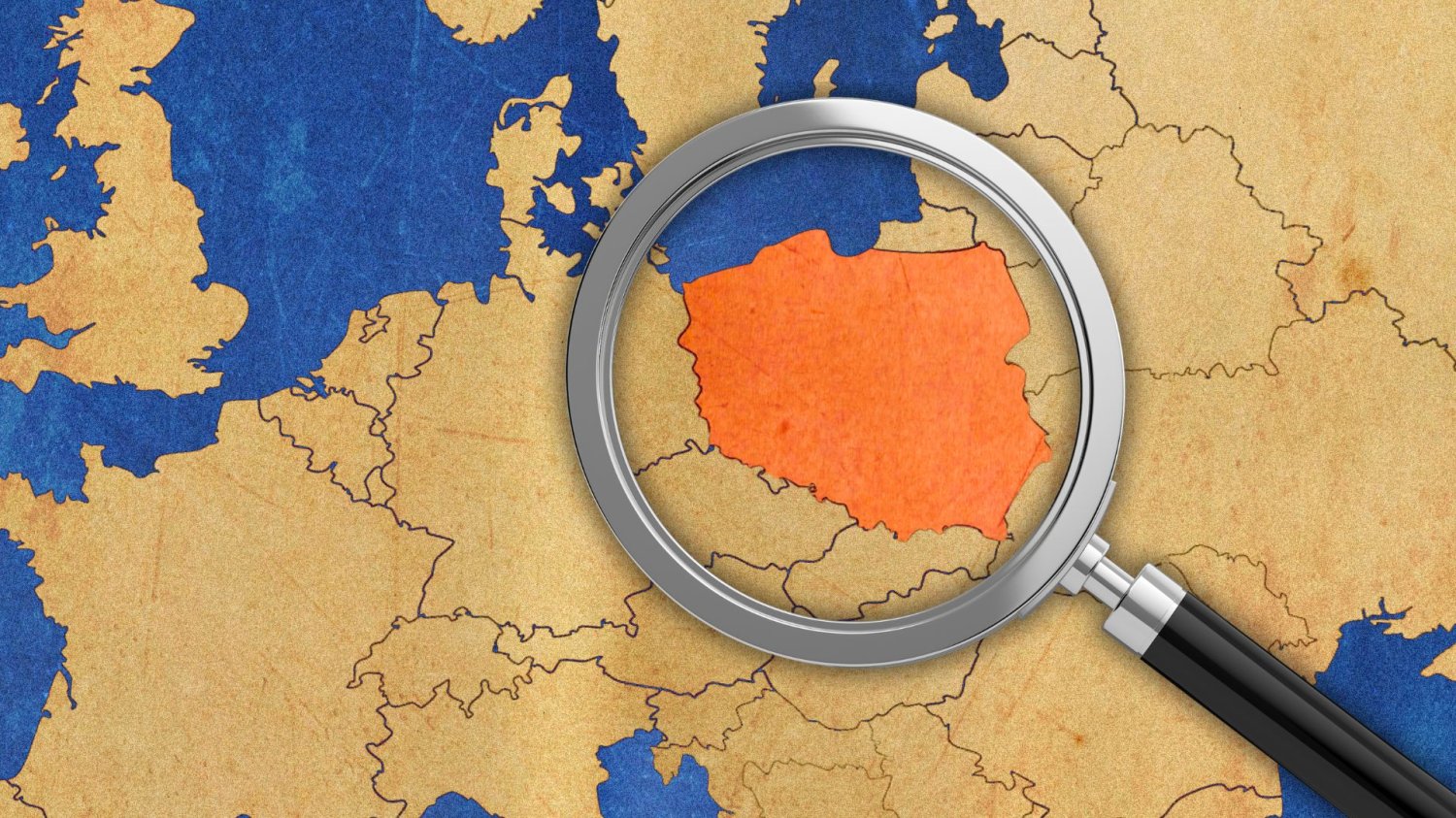 Polska 6. gospodarką UE, a nasze firmy to karły. Szklany sufit jest niżej niż myślisz. Polska na tle mapy Europy.