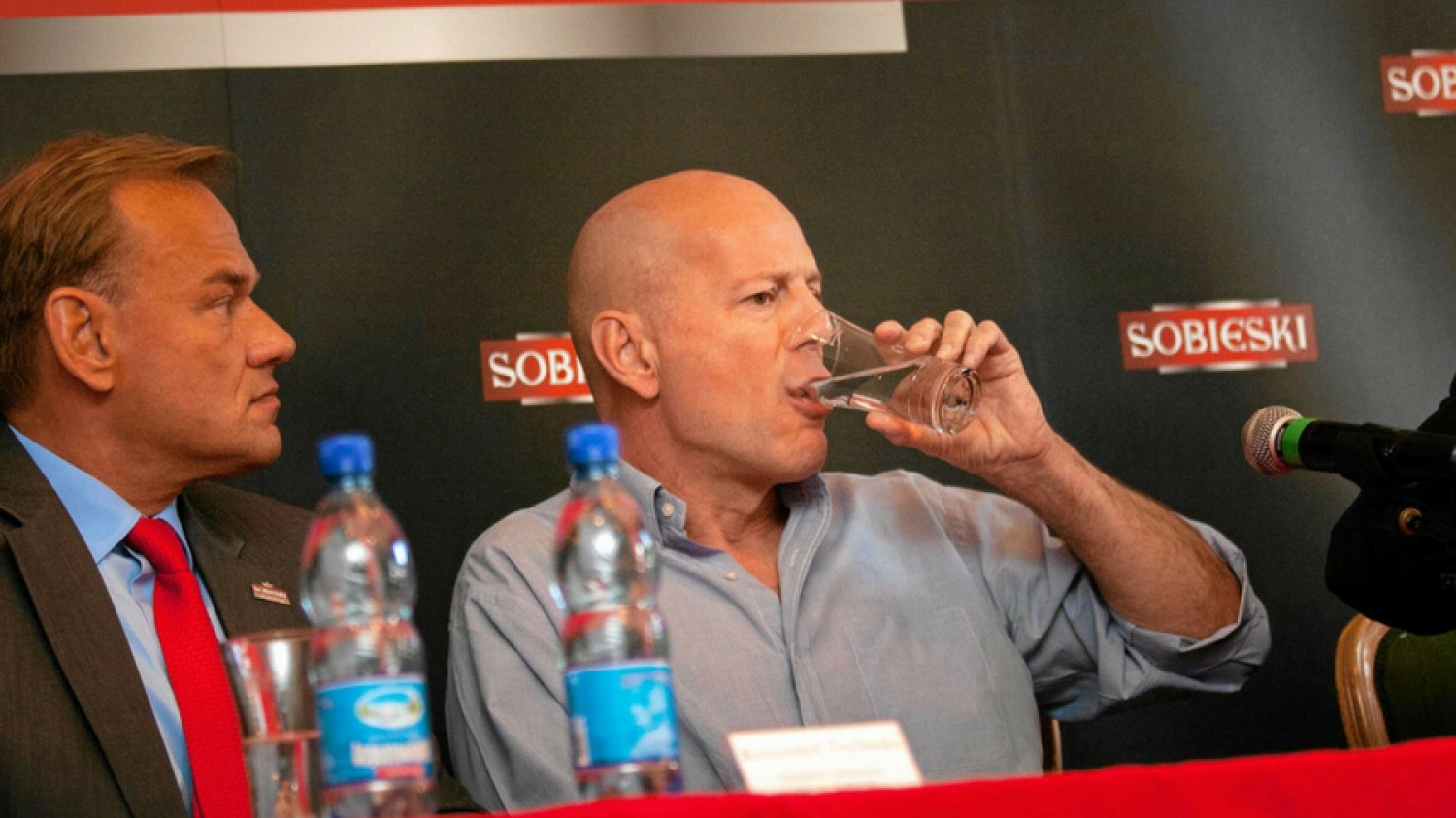 Wódkę Sobieski reklamował w swoim czasie Bruce Willis.