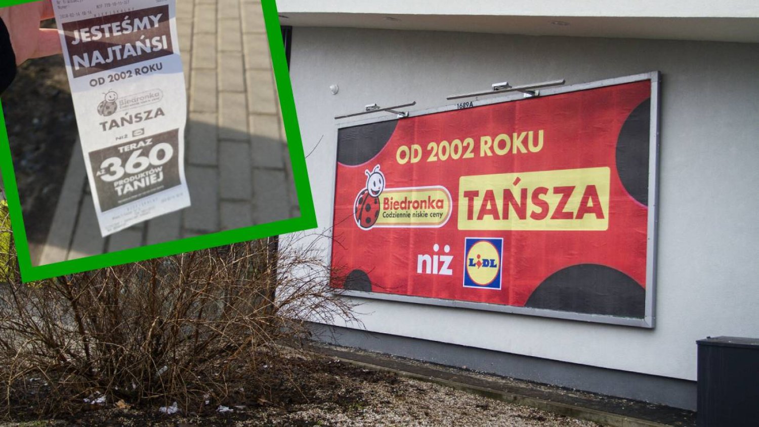 Agresywne reklamy na paragonie Biedronki denerwują klientów.