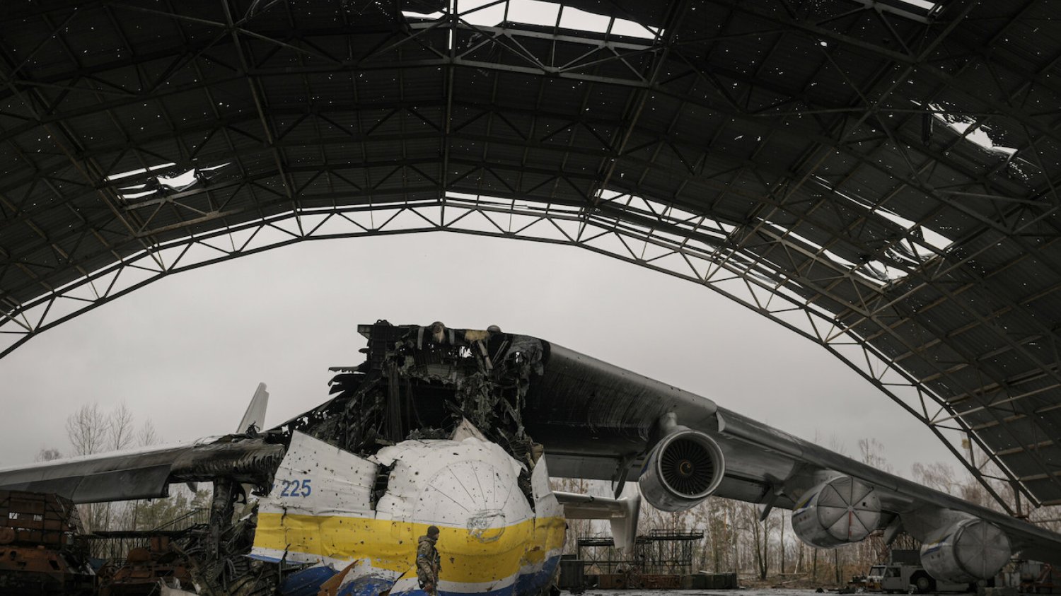 Antonow An-225 Mrija zniszczony przez rosyjskie bomby