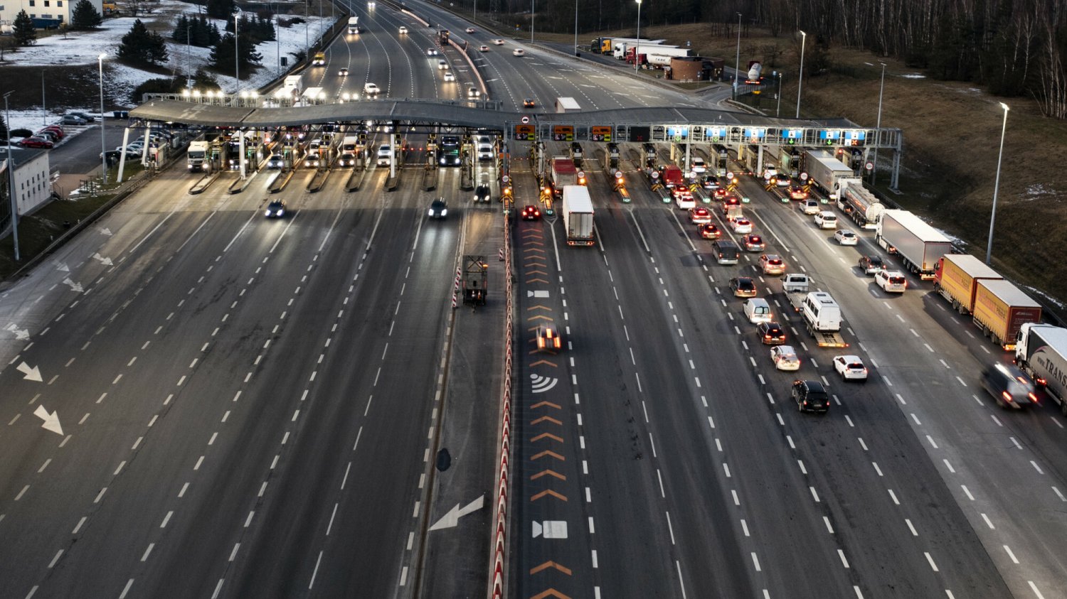 Kontrole prędkości na autostradzie A2