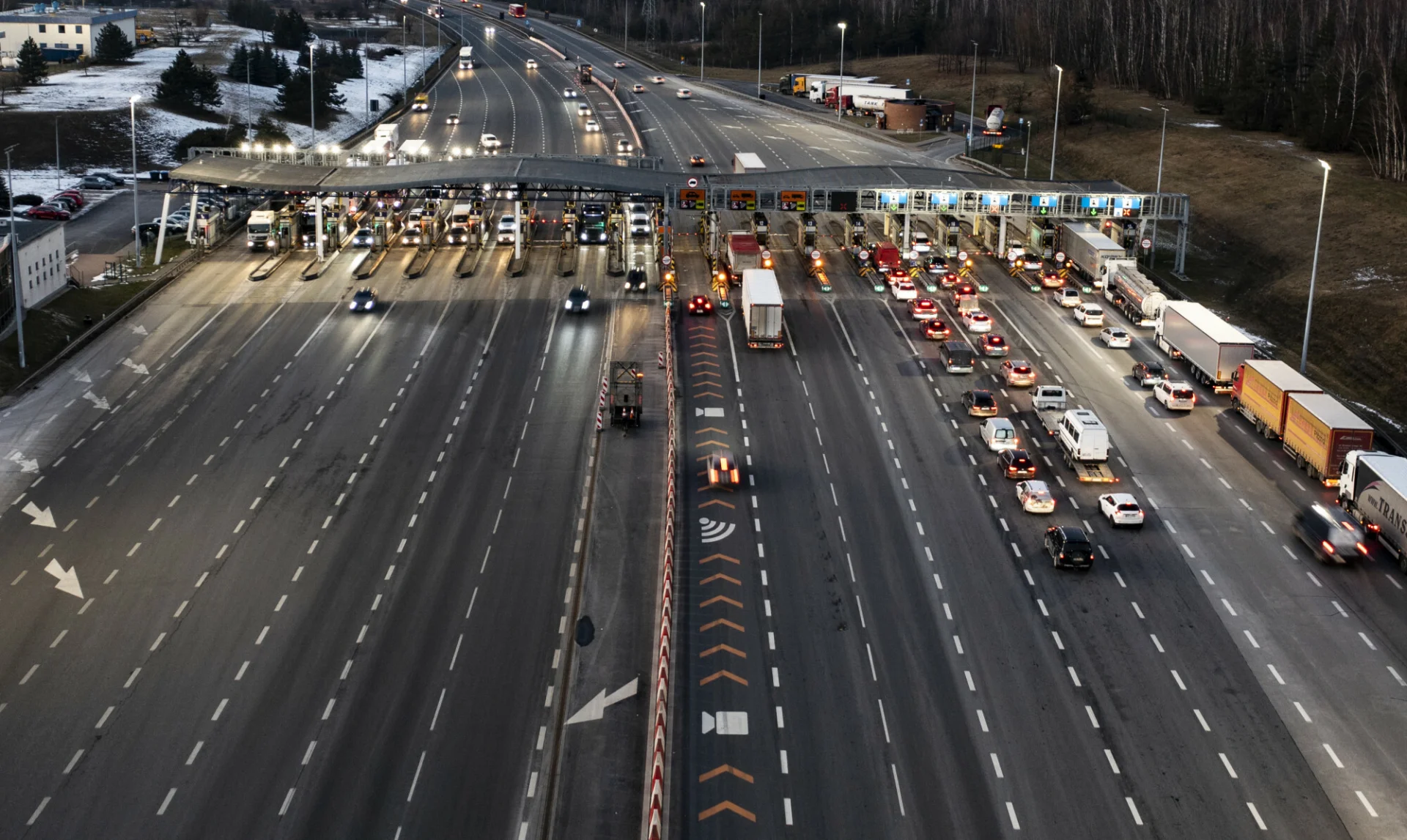 Kontrole prędkości na autostradzie A2