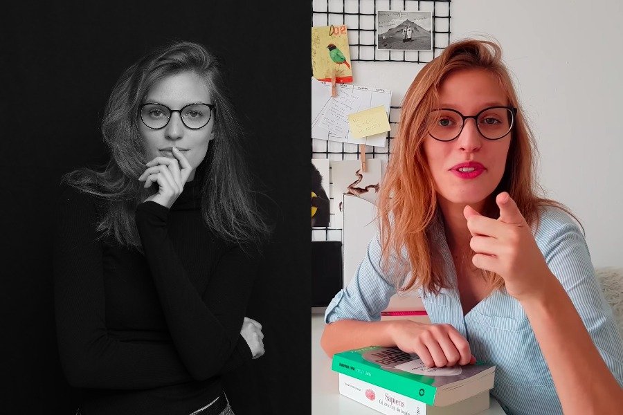 Kasia Gandor na swoim kanale obala naukowe mity, mówi o książkach i ekologii. Wcześniej pracowała jako modelka.