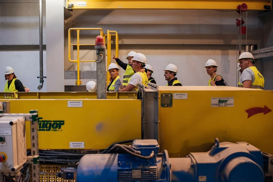 Dzień otwarty w elektrociepłowni EdF w Gdańsku.