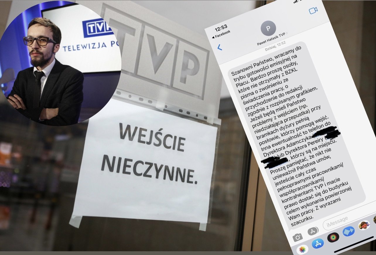 Ujawniamy SMS do pracowników TVP Info