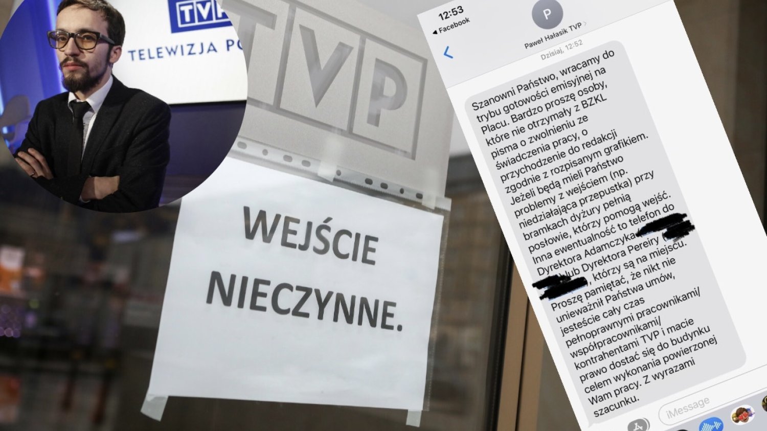 Ujawniamy SMS do pracowników TVP Info