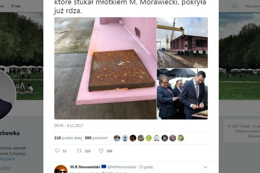 Tweet posła Marchewki.