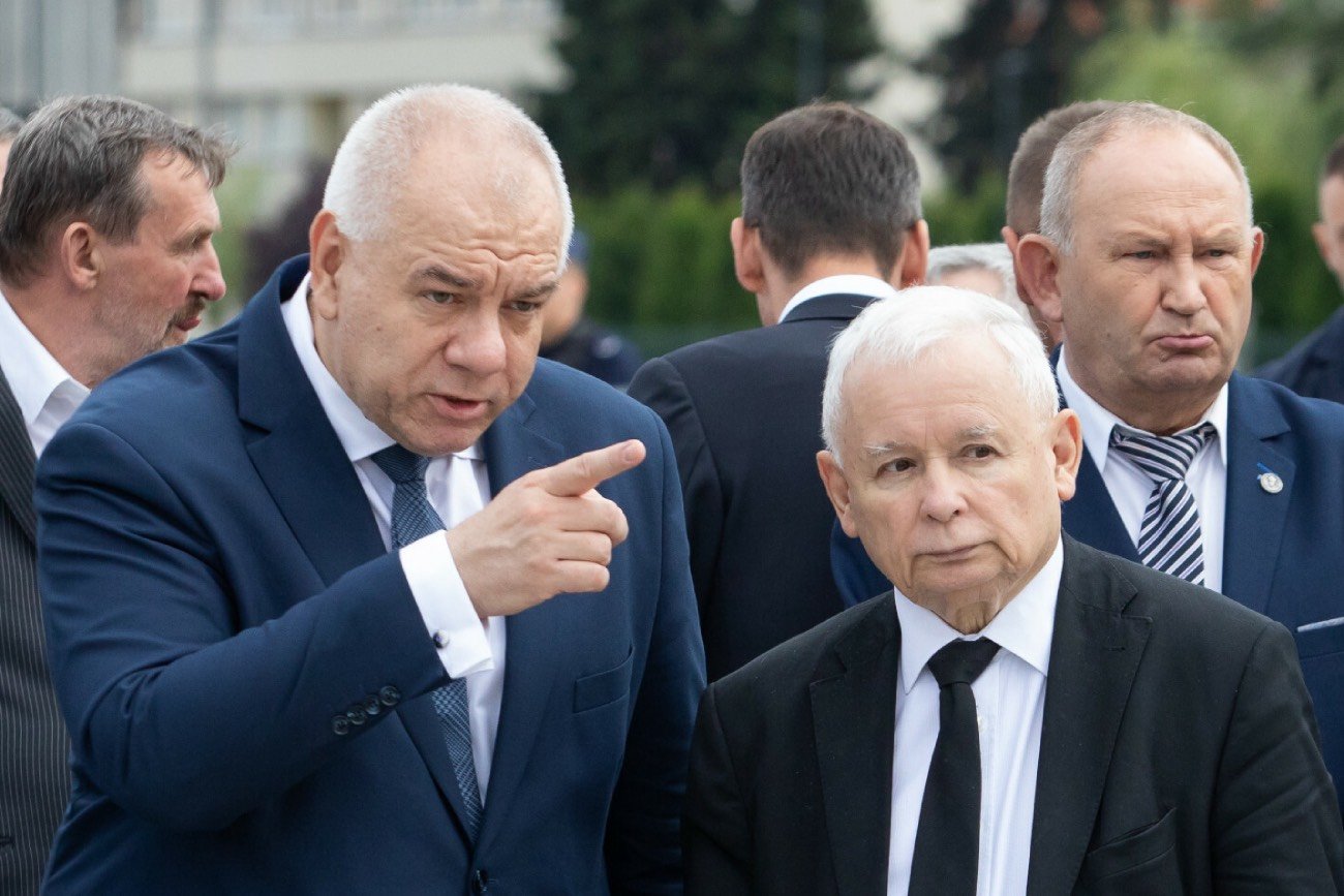 Jacek Sasin i Jarosław Kaczyński
