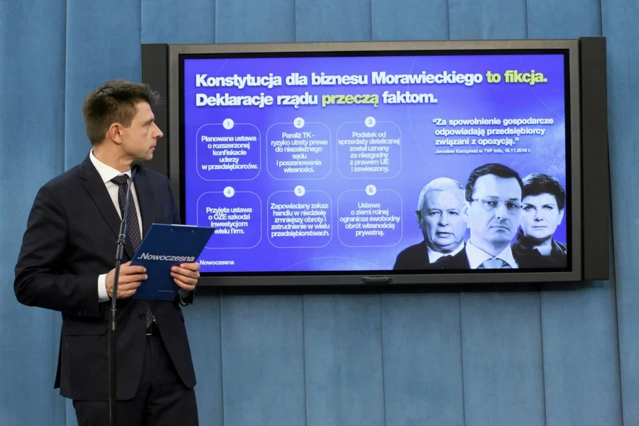Ryszard Petru zorganizował nawet specjalną konferencję prasową, żeby skrytykować "Konstytucję dla biznesu".