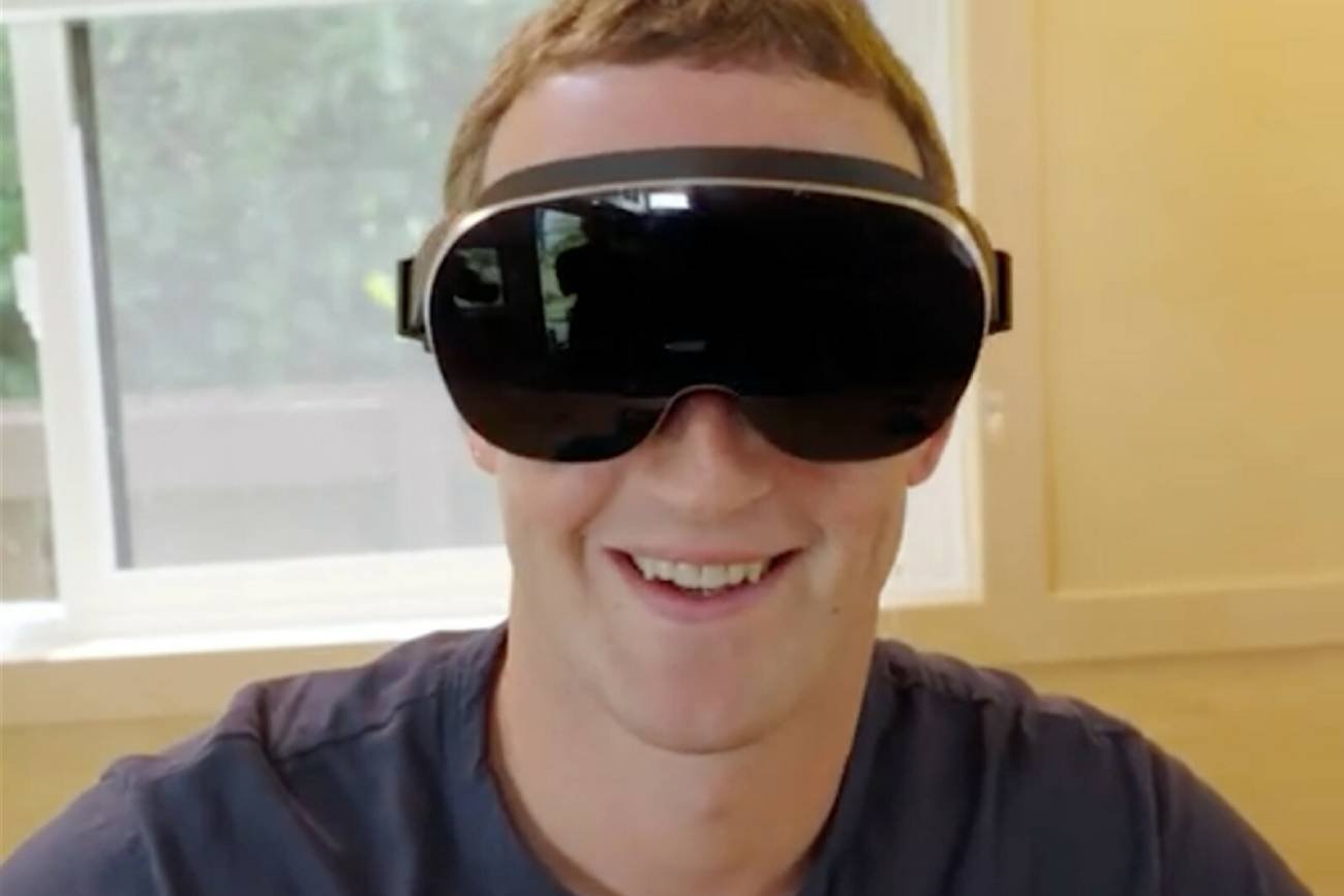 Zukcerberg chwali nowy headset od swojej firmy.