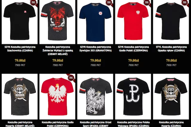 Część asortymentu sklepu.