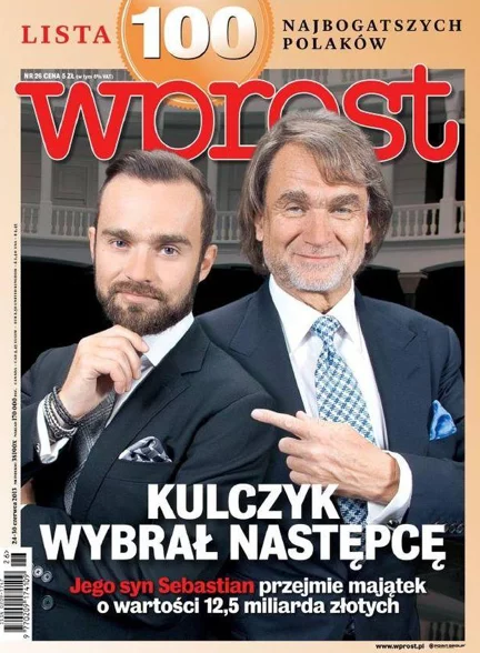 Sebastian kontynuuje interesy ojca.