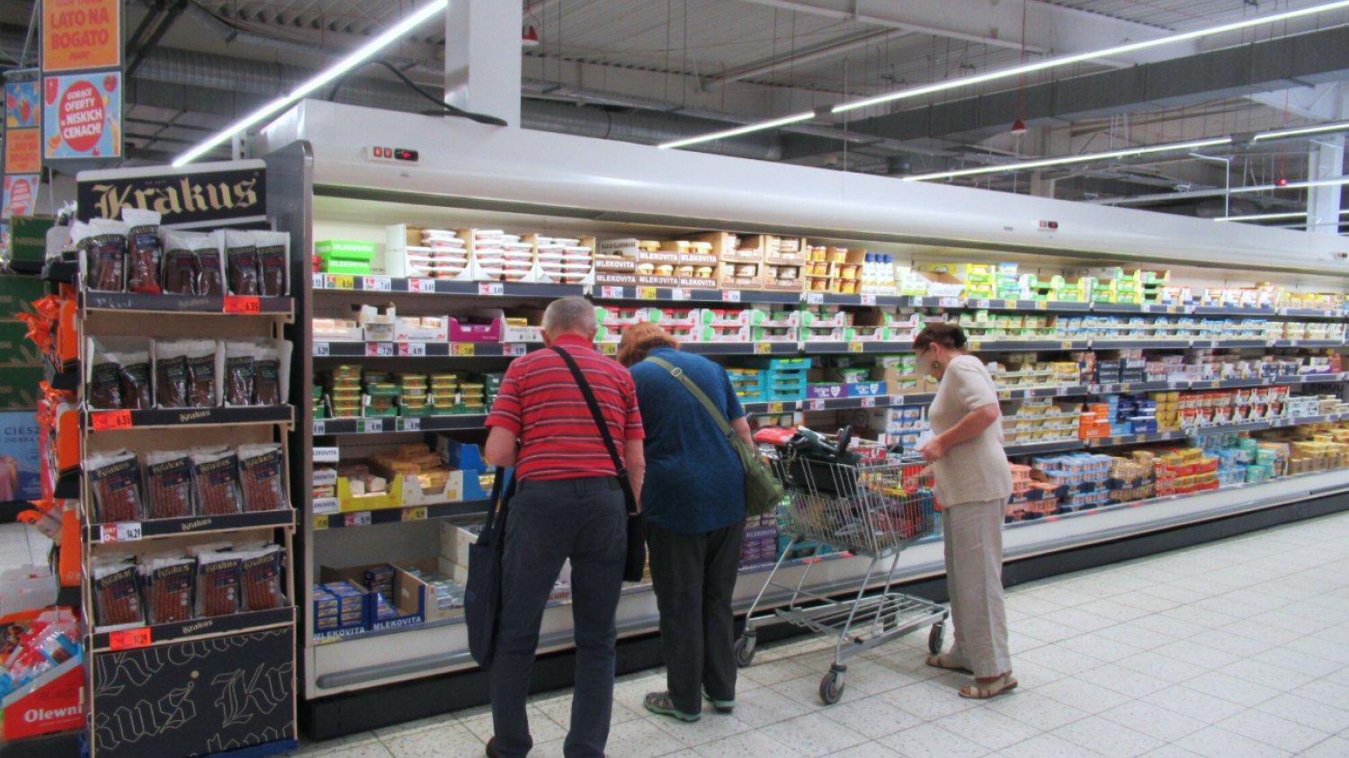 Zakupy w hipermarkecie Kaufland