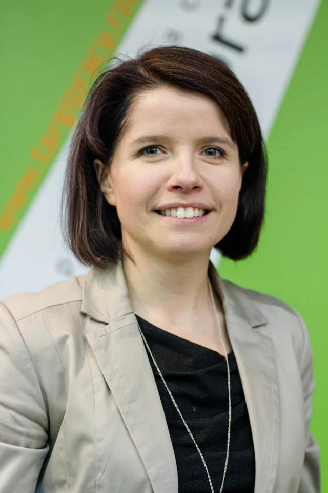 Barbara Leśniak, Asystentka ds. organizacji warsztatów w projektach „Postaw na rozwój” oraz „Nowe kompetencje – lepszy start” i Kierownik Biura Karier Wyższej Szkoły Informatyki i Zarządzania
